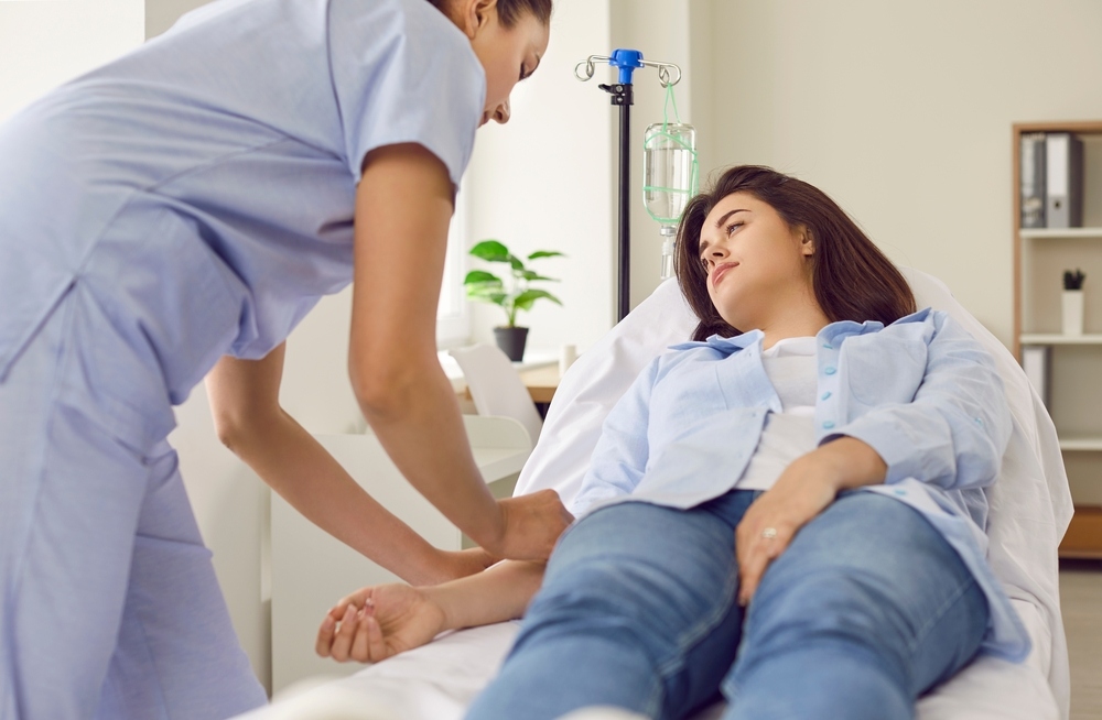 A licensed nurse practitioner providing IV hydration and injections in Saraland AL at Drip Lounge and Wellness